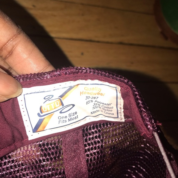 TCR Towing & Recovery Burgundy Hat Adjustable OS - Picture 6 of 6